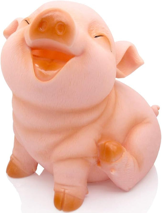 Cute Pig Coin Money Bank, Shatterproof Piggy Bank, Creative Money Bank, Can Store 1000 Coins, Best Bitrthday Gift, Squint Piggy